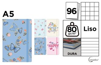 Notatnik A5/96K MIX