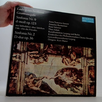 Beethoven: sinfonie nr. 2, 9 - LP