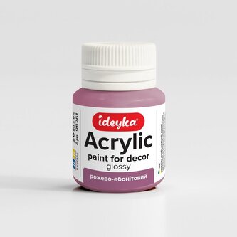 Farba akrylowa Różowy i ebonitowy 20ml