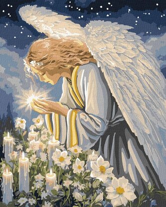 Malowanie po numerach - Modlitwa Anioła 40x50cm