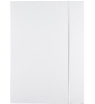 Teczka z gumką A4 GR-444G biała