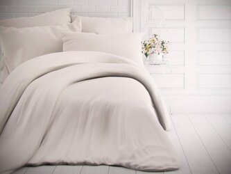 Jednobarevné bavlněné povlečení 140x200, 70x90cm bílé