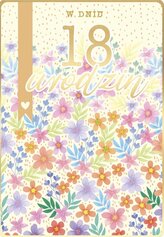 Karnet Urodziny 18
