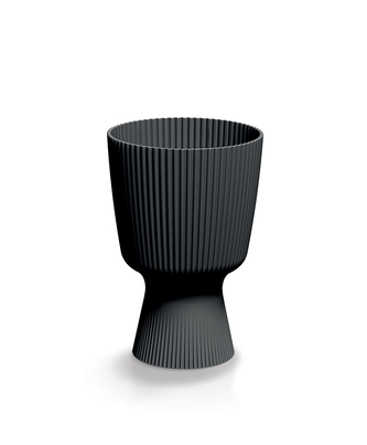 Květináč MILLY ROUND 14,6 cm - barva: uhelná