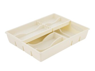 PLASTOVÁ VLOŽKA DO ZÁSUVKY DVOJITÁ KRÉMOVÁ -BEN