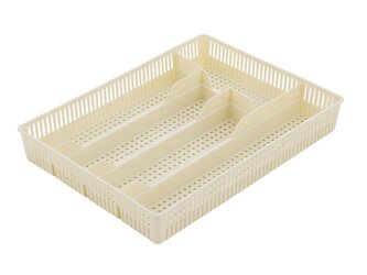 VLOŽKA DO ZÁSUVKY PLASTOVÁ AŽUROVÁ KRÉMOVÁ -BEN