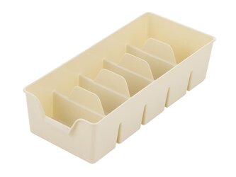 PLASTOVÝ ORGANIZÉR L 30X14X7,5CM KRÉMOVÝ -BEN