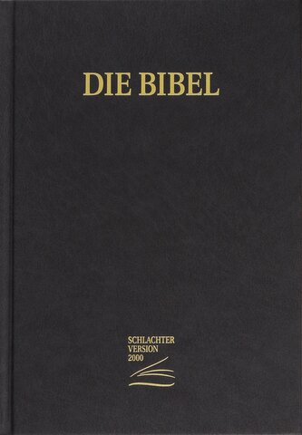 Schlachter 2000 Bibel - Großdruckausgabe (Hardcover, schwarz)