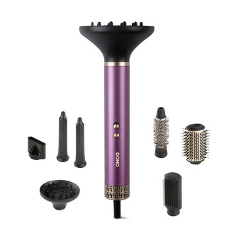 Vlasový multistyler 7v1 - DOMO DO54782HS, BLDC motor, 1 500 W, 110 000 ot. / min., 2 rychlosti, 3 nastavení teploty