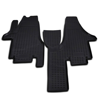 Gumové autokoberce VW Transporter T5 2003- / VW Transporter T6 2015-2021 (přední, 2míst)