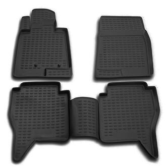 Gumové autokoberce Mitsubishi Pajero IV. 2006-2018 (5 dveří)