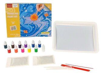 Zestaw artystyczny do malowania na wodzie + farby