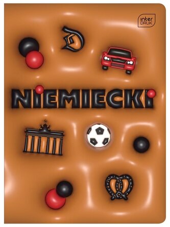 Zeszyt A5/60K kratka Niemiecki +pig.wiedzy (10szt)