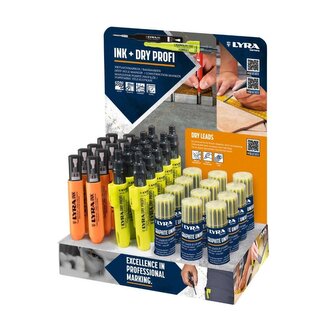 Marker konstrukcyjny INK+DRY Profi display