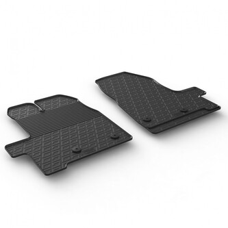 Gumové autokoberce Ford Transit / Tourneo Custom 2018- (přední, 2 místa, manuál)