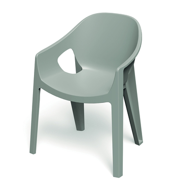 Židle s područkami PREMO 650x560x825 - barva: italská zelená