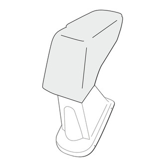 Loketní opěrka Renault Captur 2013-2017 (pouze adaptér)