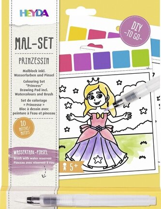 Malowanka wodna - Księżniczki