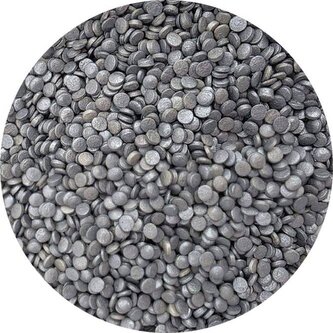 Cukrové zdobení stříbrné konfety 80g - I LOVE CAKES