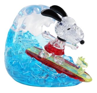 Crystal puzzle Snoopy Surfer