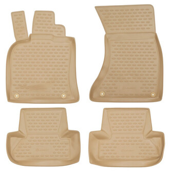 Gumové autokoberce Audi Q5 2008-2017 (béžové)