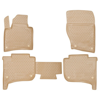 Gumové autokoberce Porsche Cayenne 2010-2017 (béžové)
