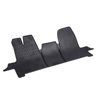 Gumové autokoberce Ford Transit / Tourneo Custom 2012-2018 (přední, 3 místa)