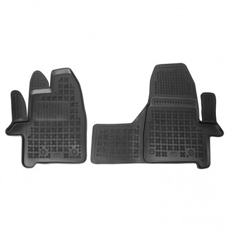 Gumové autokoberce Ford Transit / Tourneo Custom 2018- (přední, 2 místa, manuál) Gumové autokoberce Ford Transit / Tourneo Custom 2018- (přední, 2 místa, manuál)