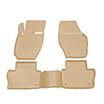 Gumové autokoberce Volvo V60 2010-2018 (béžové)