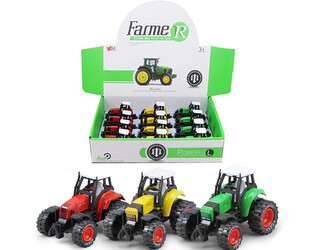 Kovový traktor