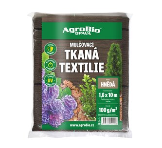 Hnědá tkaná text.100g/m2 1,6x10m