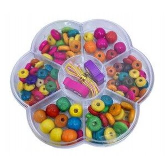 PK korálky sada PK510-40 dřevo