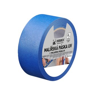 Malířská páska modrá UV 50 mm, délka 55 m 55 m modrá