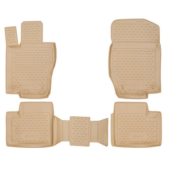 Gumové autokoberce Mercedes GL-Class 2006-2012 (X164, béžové) Gumové autokoberce Mercedes GL-Class 2006-2012 (X164, béžové)
