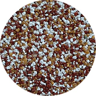 Tekutá podlaha 15,91 kg kbelík červenohnědá & bílá & okrová