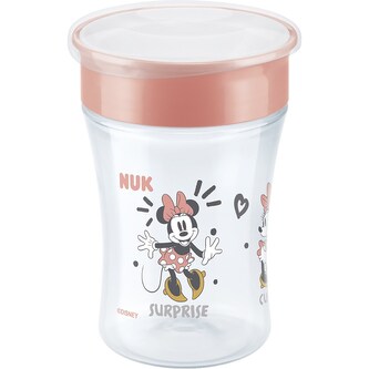 Dětský hrníček Magic NUK Cup Minnie (8+ m.) NUK 360°