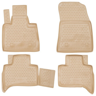 Gumové autokoberce BMW X5 1999-2006 (E53, béžové)