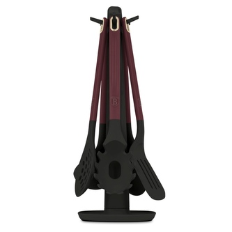 BERLINGERHAUS Sada kuchyňského nářadí se stojanem, 6 ks, matná bordeaux BH-8620