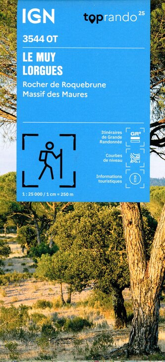 3544OT Le Muy - Lorgues - Montagne de Roquebrune - Massif des