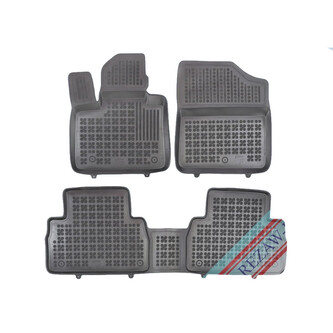 Gumové autokoberce Hyundai Santa Fe 2020-2023 (rozteč fixací 34,5cm)