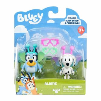 Bluey Figurki 2-pak Kosmici Bluey i Chloe 17617