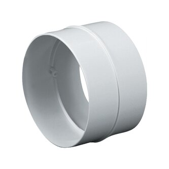 Spojka kulatého kanálu Ø 125 mm bílá