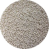 Cukrové perličky metalické bílé 3-4mm 80g - I LOVE CAKES