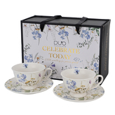 2 filiżanki royal ze spodkami MELODY