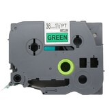 Kompatibilní páska s Brother TZe-V761, 36mm x 5,5m, černý tisk / zelený podklad, vinyl