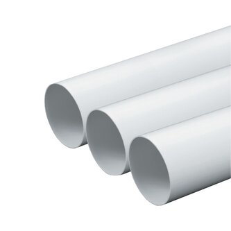 Kanál kulatý Ø 125 mm, délka 1 m 1 m bílá