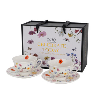 2 filiżanki royal ze spodkami AMELIA