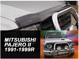 Deflektor kapoty Mitsubishi Pajero II 3/5d 1991-1999 Deflektor kapoty Mitsubishi Pajero II 3/5d 1991-1999