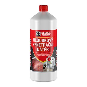 Hloubkový penetrační nátěr 1 l láhev transparentní / nažloutlá
