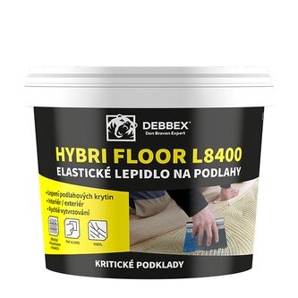 Elastické lepidlo na podlahy HYBRI FLOOR L8400 5 kg kbelík světle hnědá